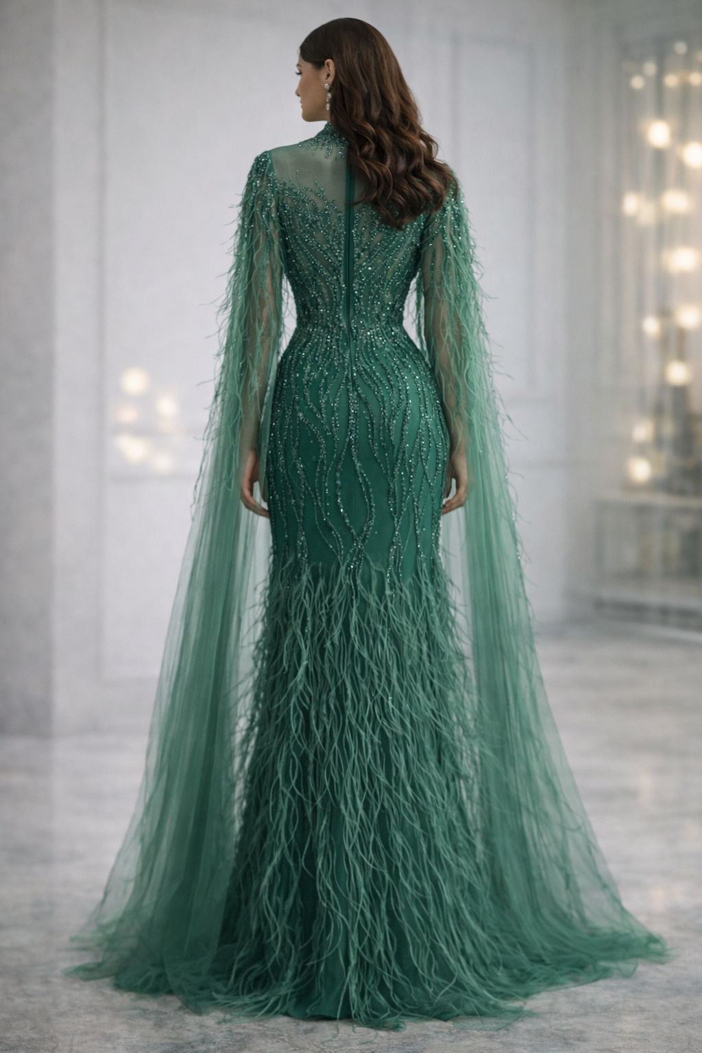 Aaliyah Emerald Gown