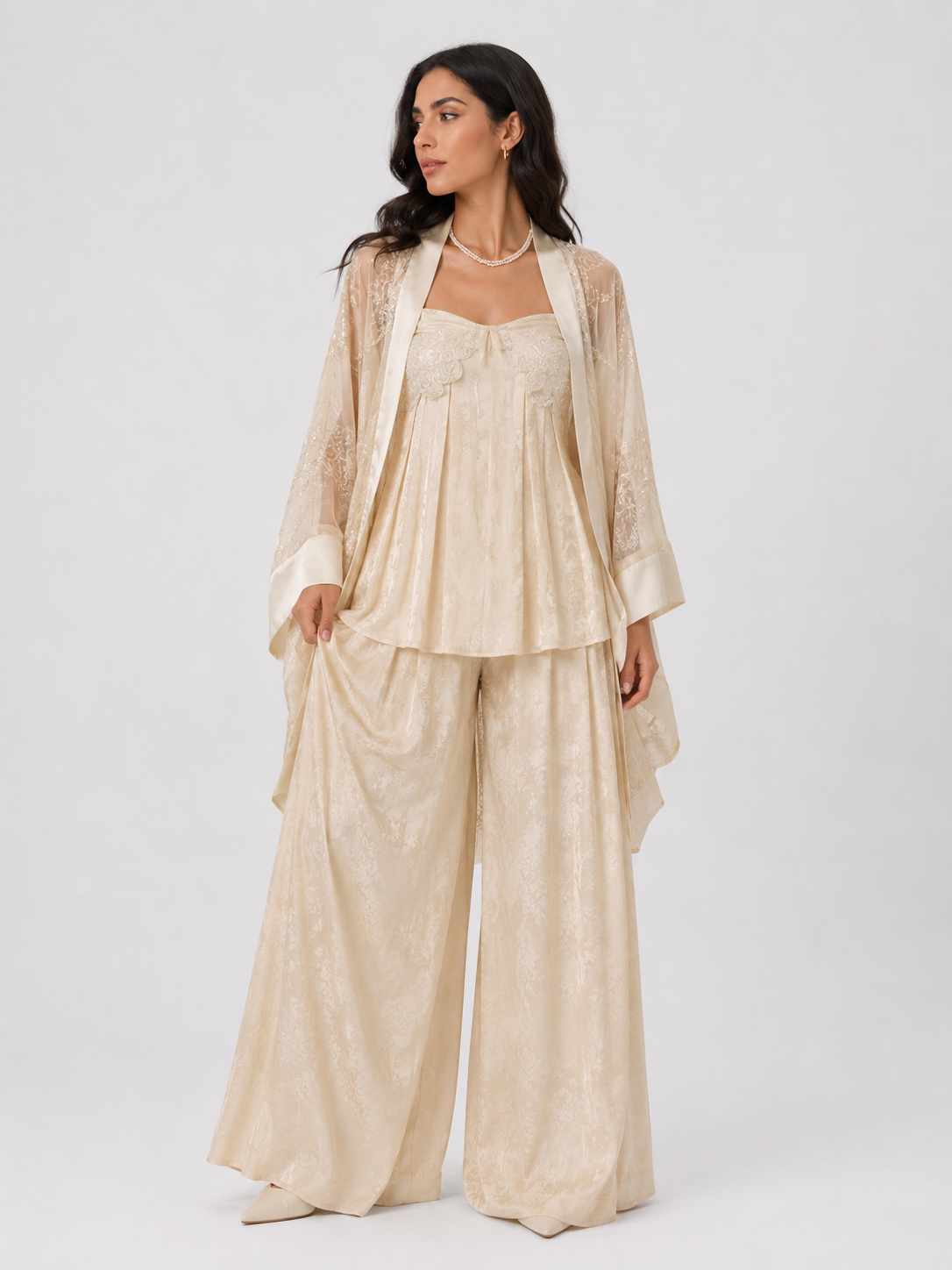 Amani Lace Top Ivory