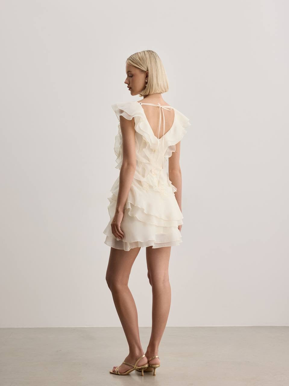 Rosalie Ruffle Mini Dress