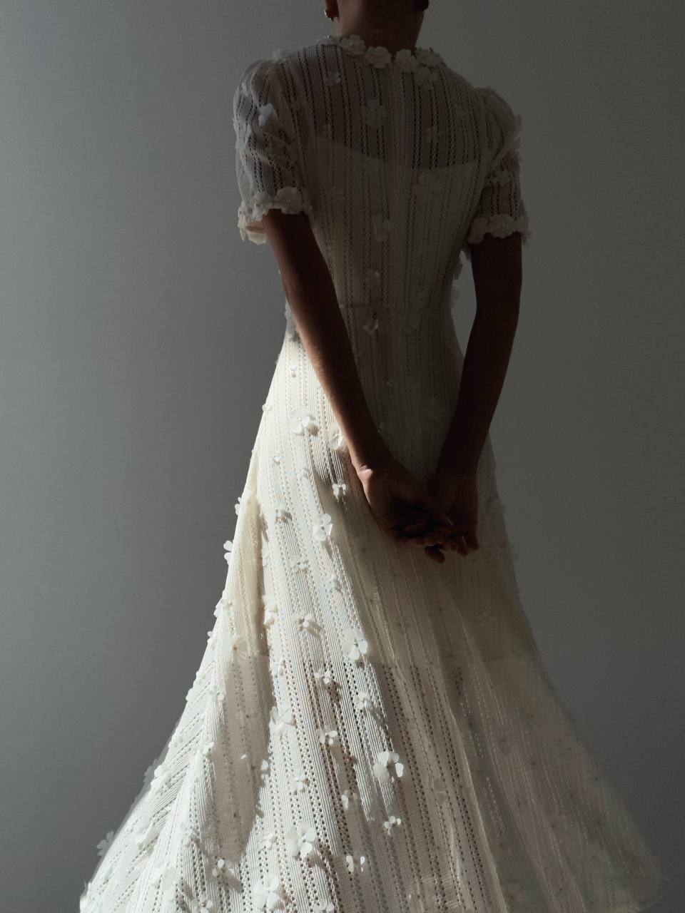 Fiora Floral Lace Midi Dress