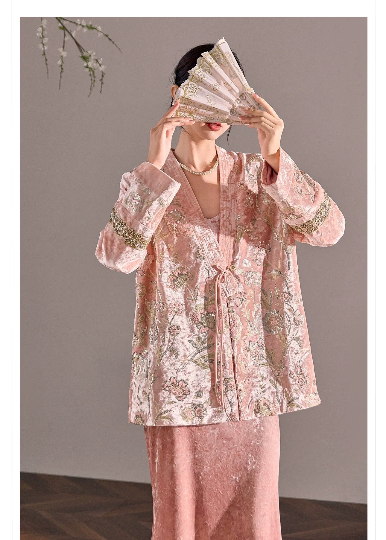 Layali Rose Kimono