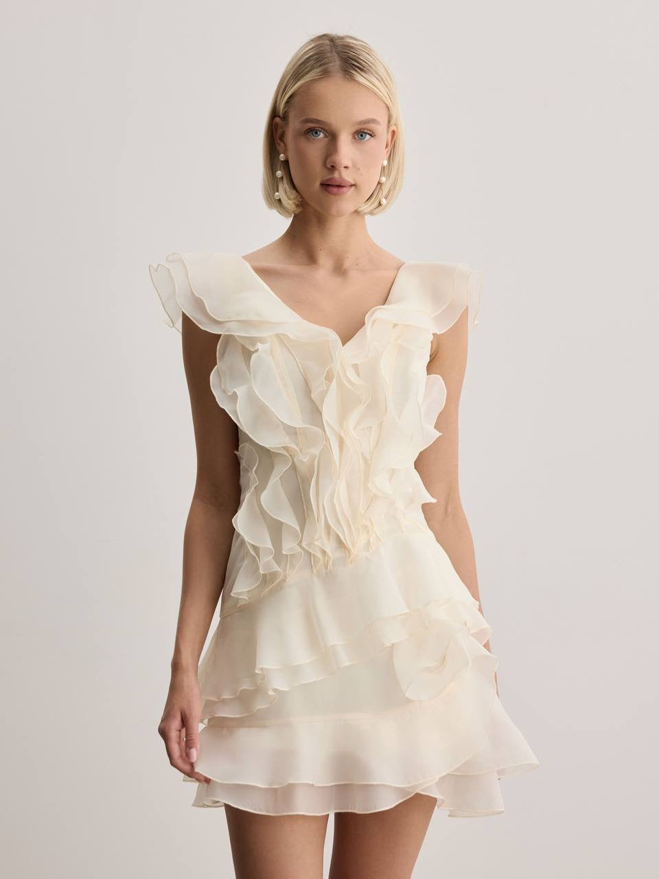 Rosalie Ruffle Mini Dress