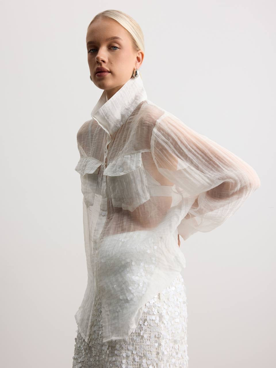 Celeste Organza Blouse