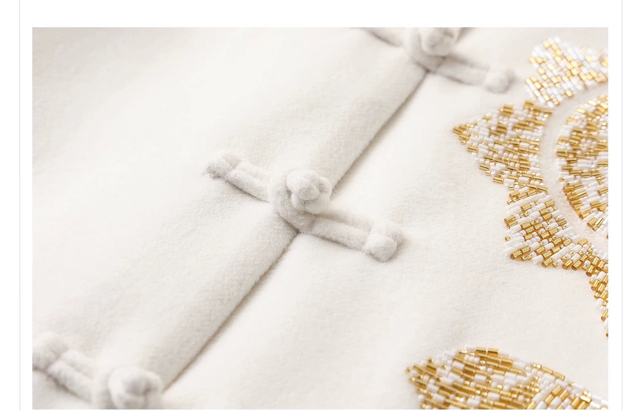 Serenelle Coat Ivory