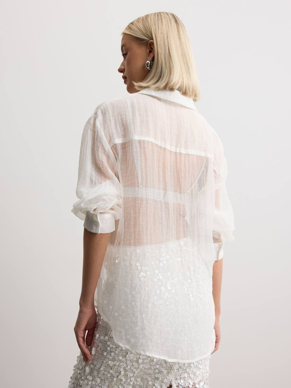 Celeste Organza Blouse