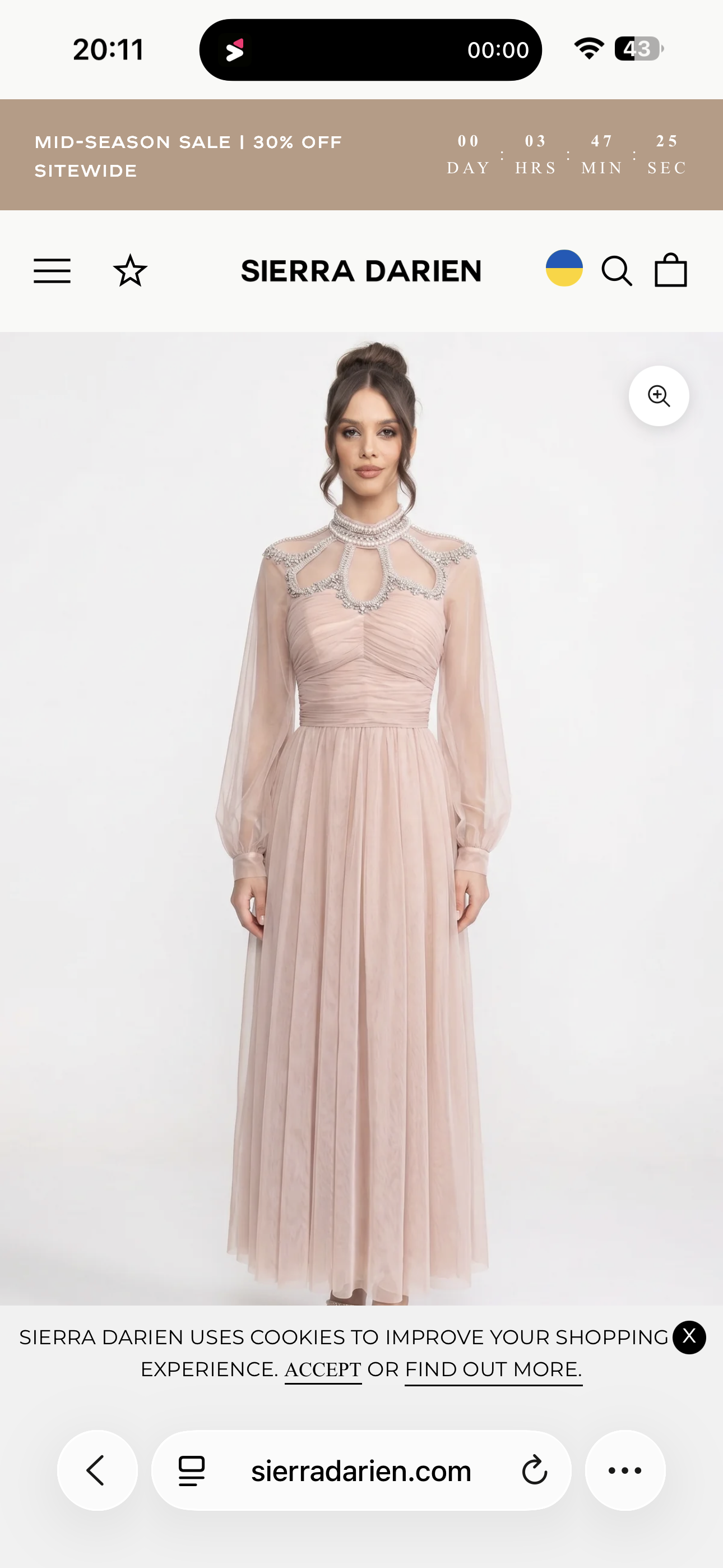 Lunaria Dress Blush