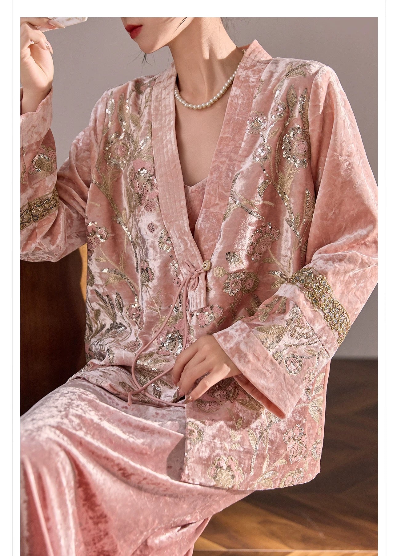 Layali Rose Kimono
