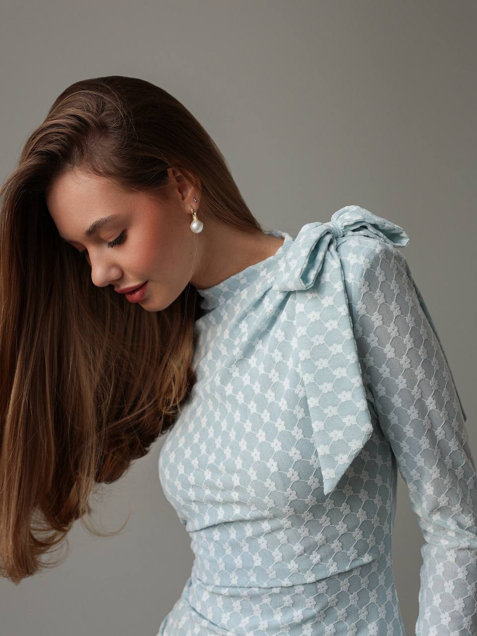 Jacquard Midi Dress