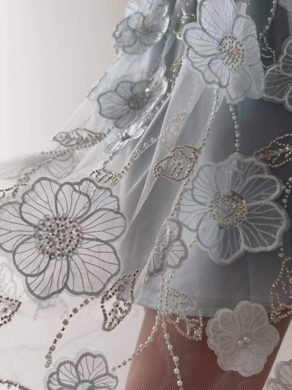 Embroidered Mini Dress