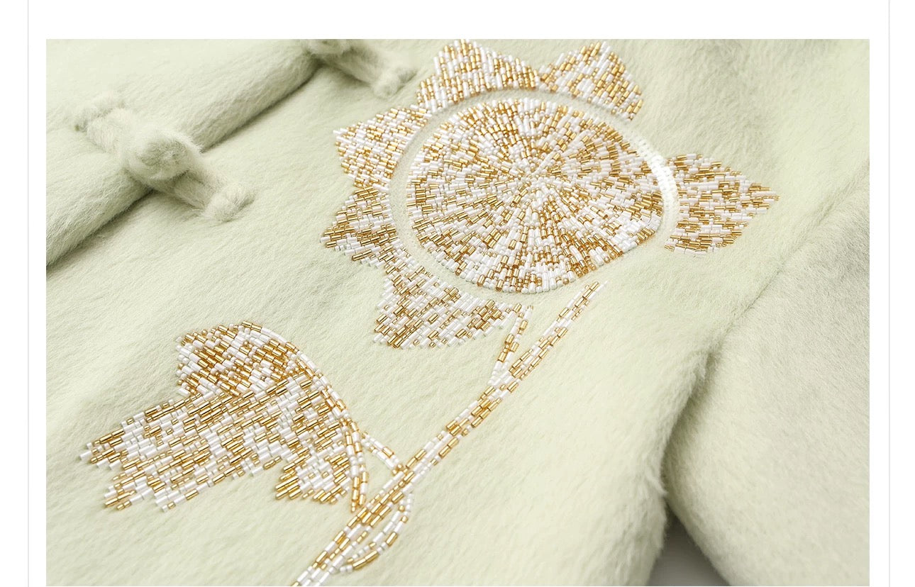 Serenelle Pistachio Coat