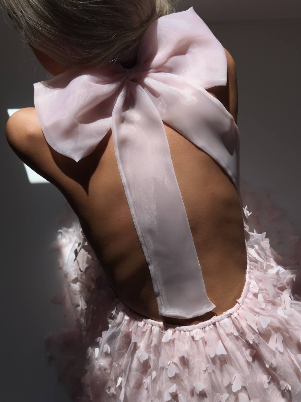 Butterflies Open-Back Mini Dress