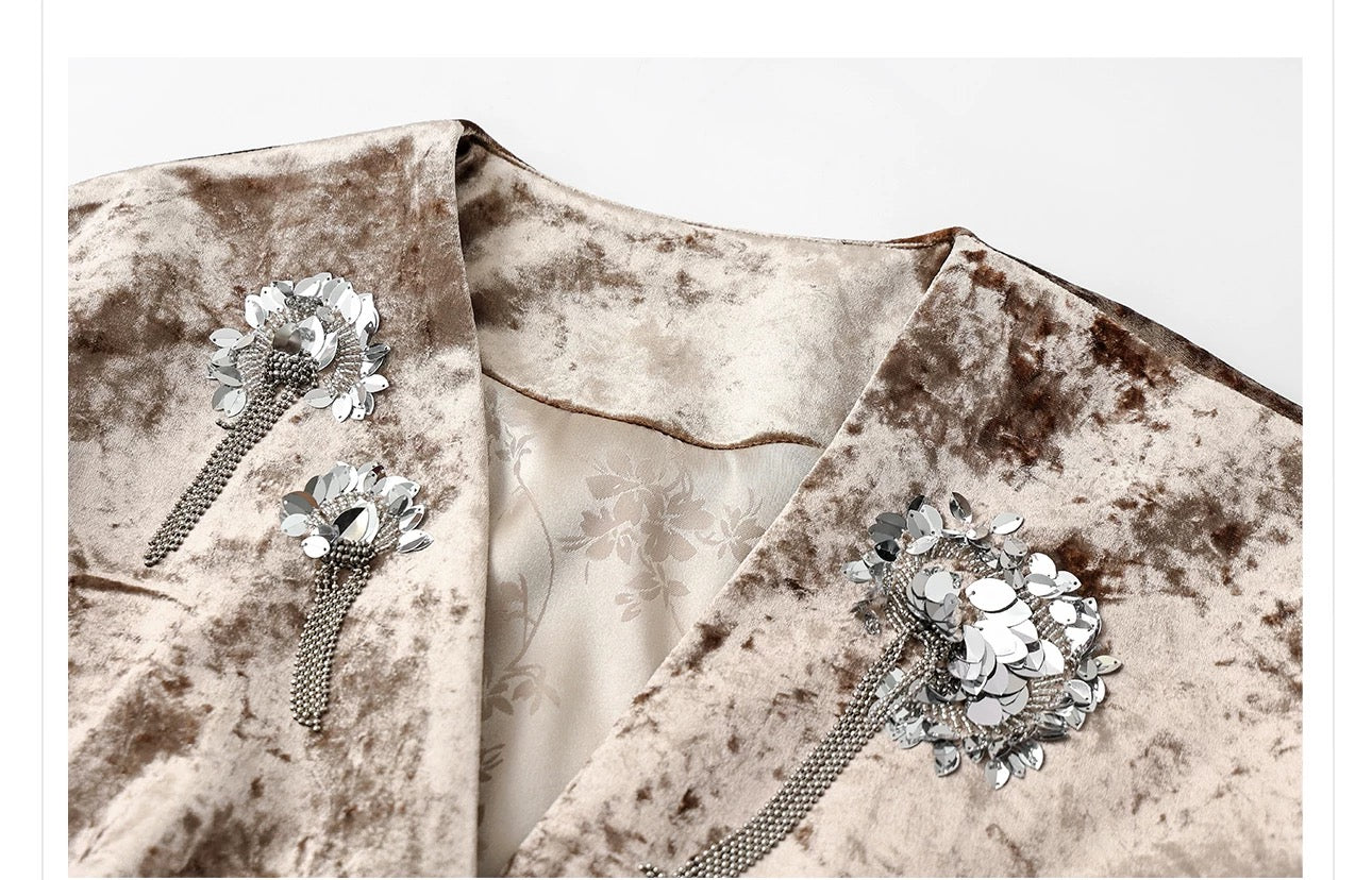 Velour Kimono