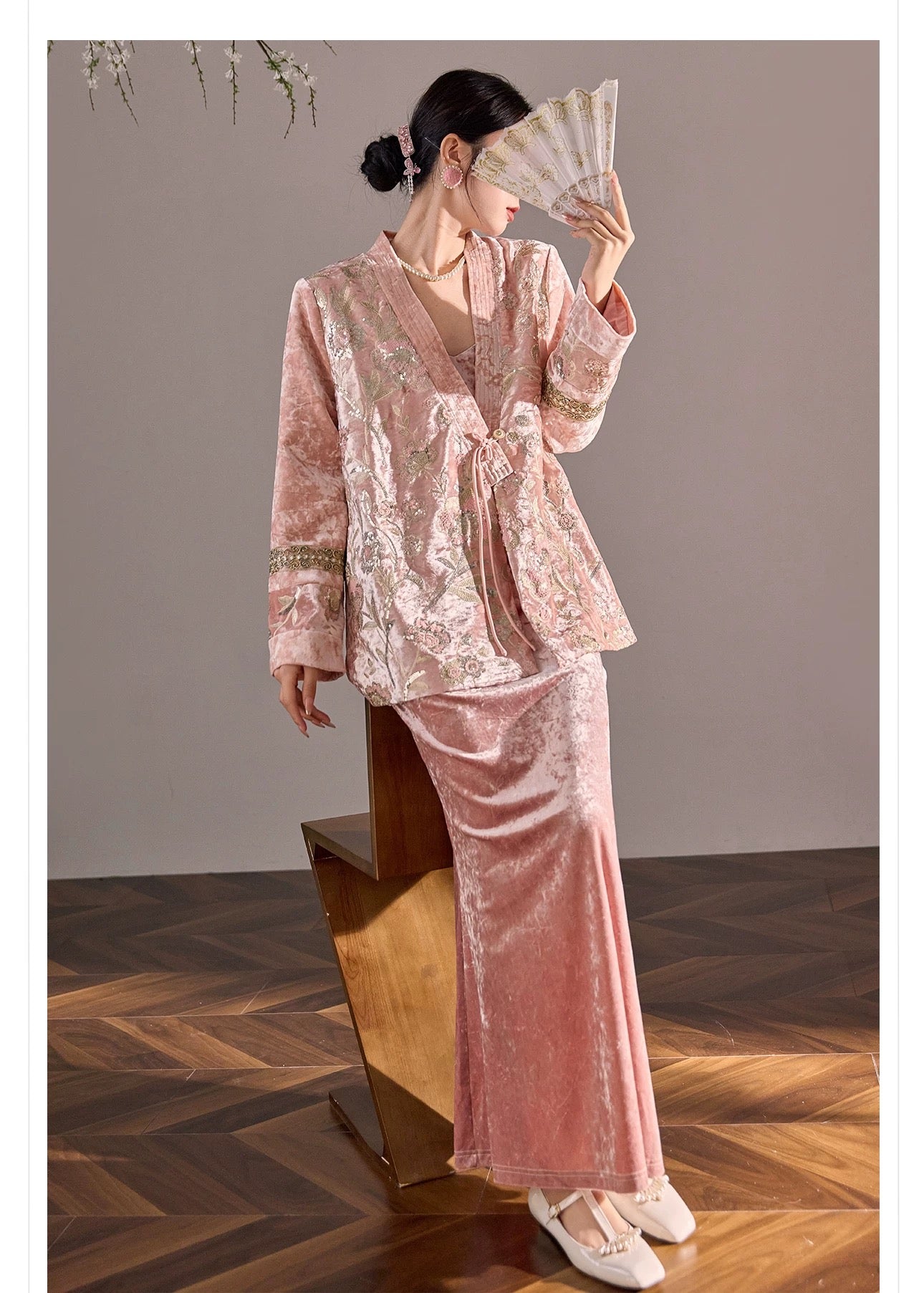 Layali Rose Kimono