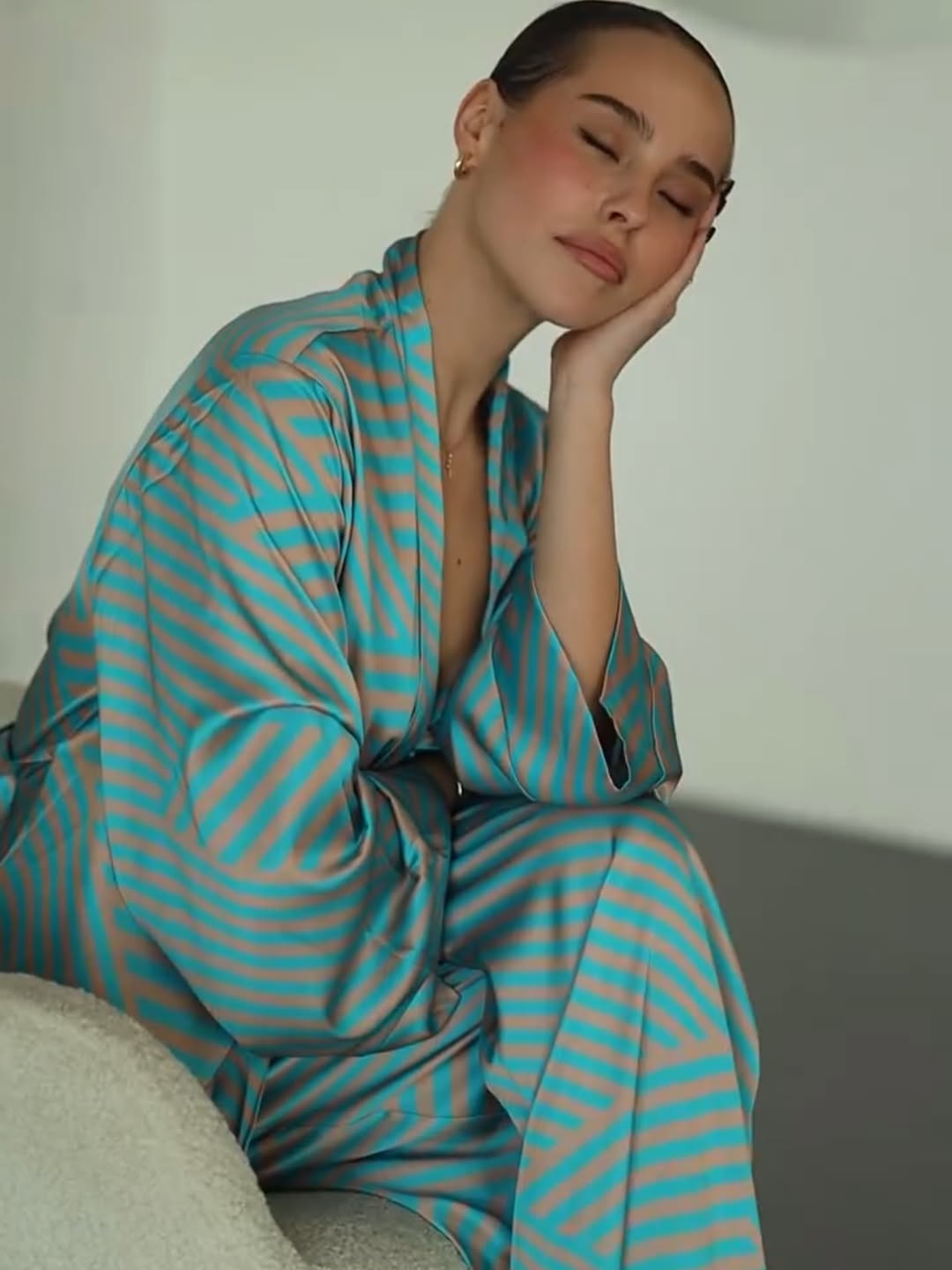 Celeste — striped lounge set