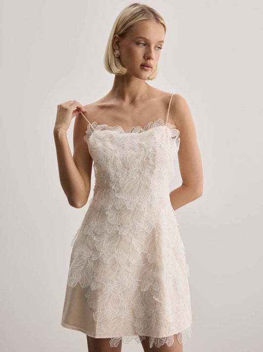 Élise Lace Mini Dress