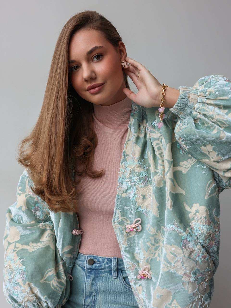 Quilted Bomber Jacket