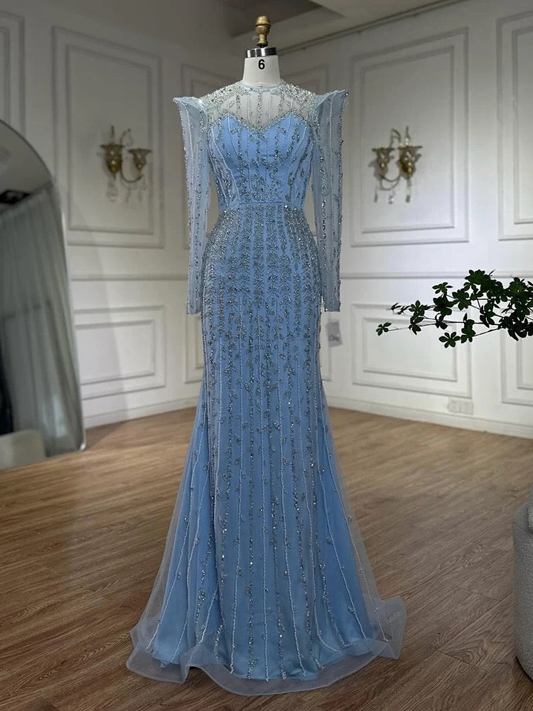 Elara Blue Gown