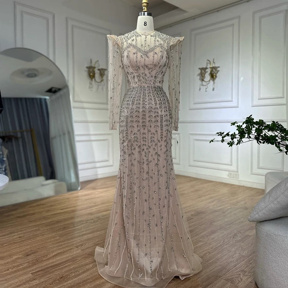 Elara Gold Gown