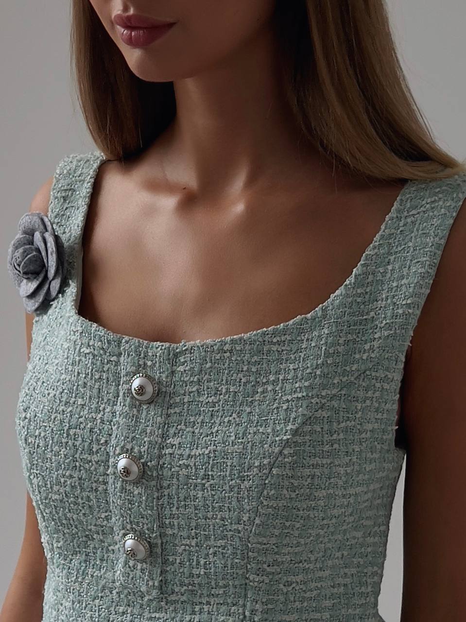 Camille Tweed Mini Dress