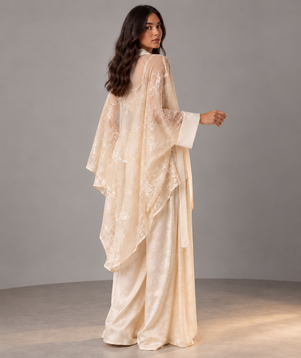 Amani Kimono Set Ivory