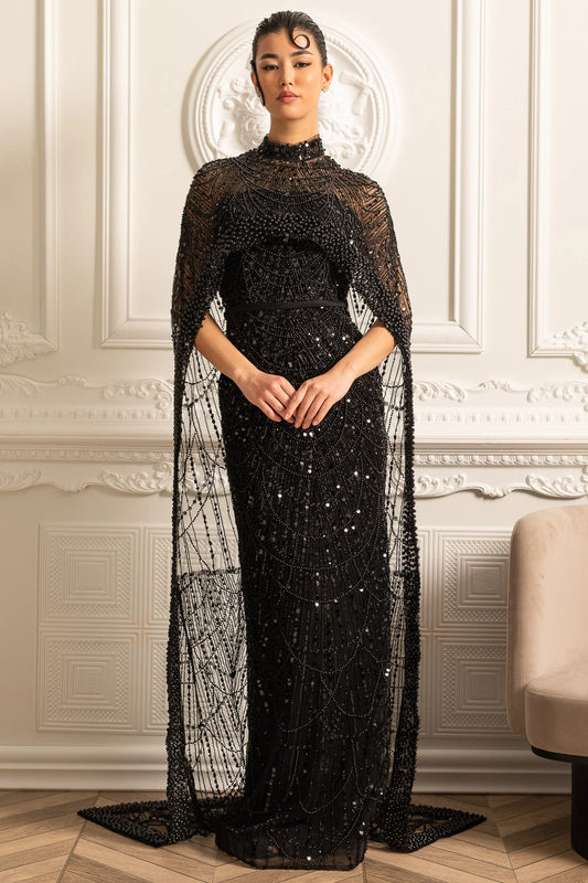 Serene Glow Dress Black