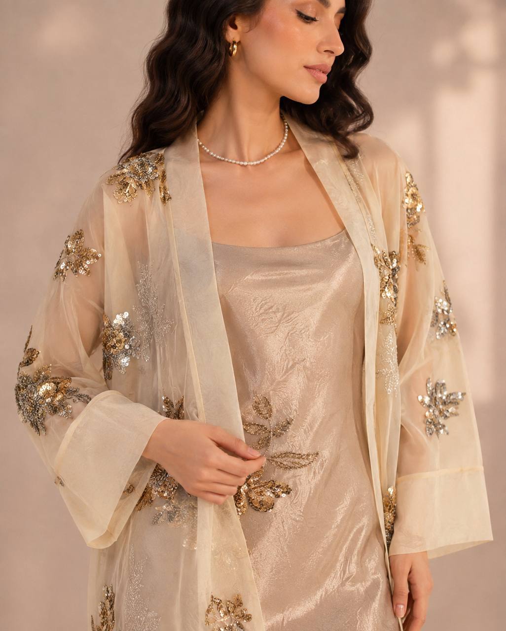 Serenelle Embellished Kimono
