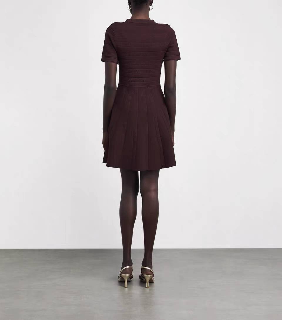 Elowen Pleated Mini Dress