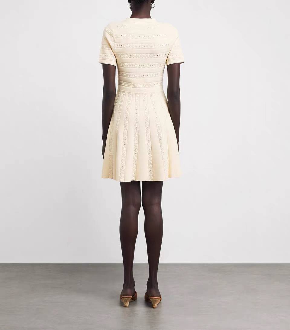 Elowen Pleated Mini Dress