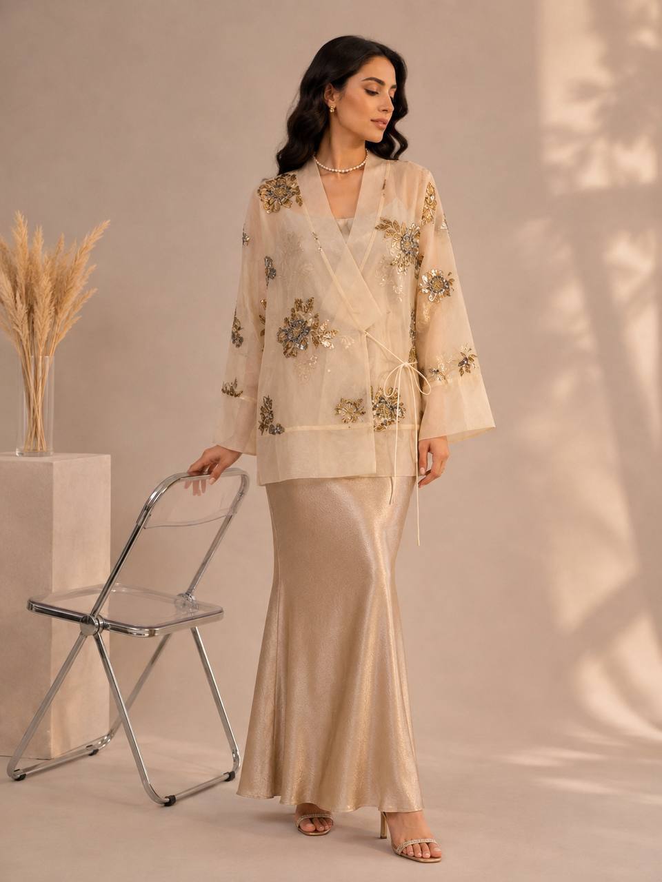 Serenelle Embellished Kimono