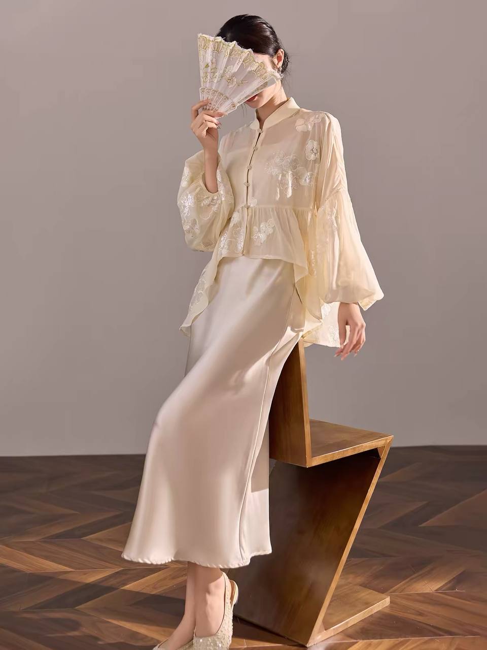 Elowen Satin Maxi Dress