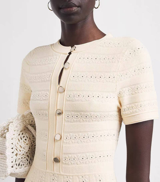 Elowen Pleated Mini Dress