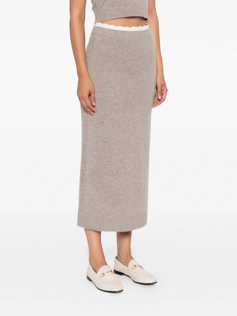 Mila Knit Midi Skirt