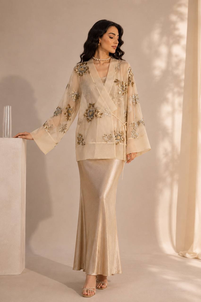 Serenelle Embellished Kimono