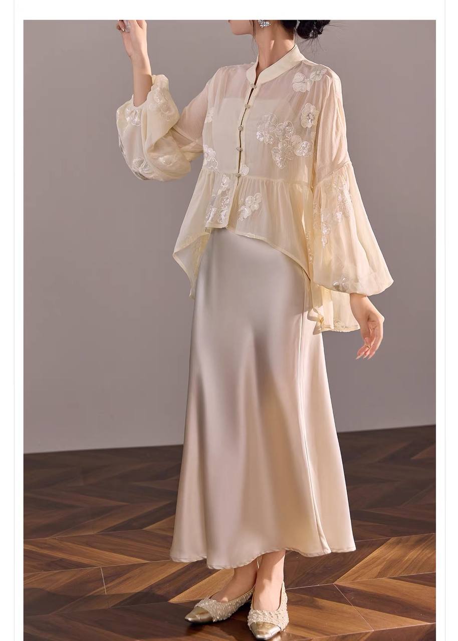 Elowen Satin Maxi Dress