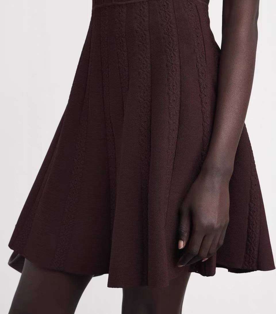Elowen Pleated Mini Dress