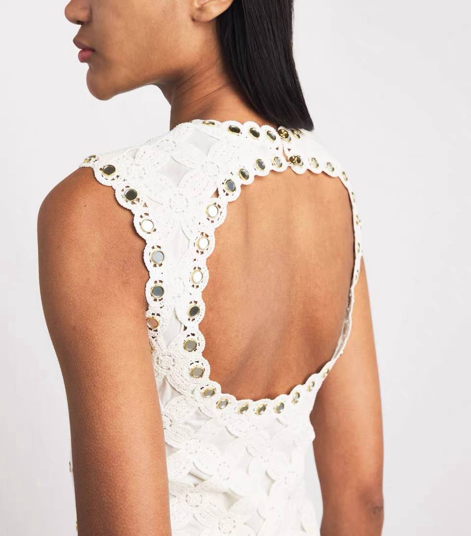 Mila Mirror Lace Mini Dress