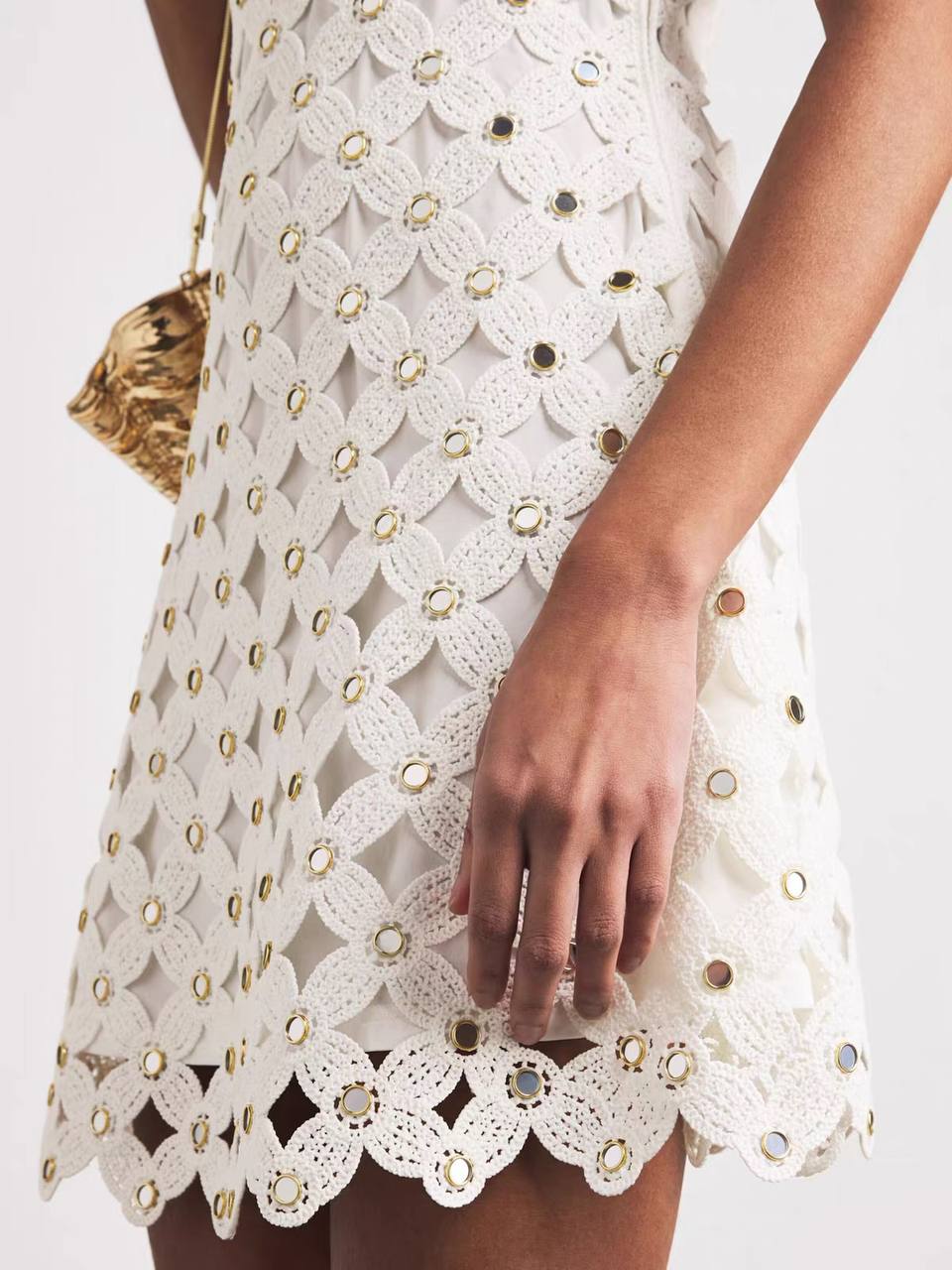 Mila Mirror Lace Mini Dress