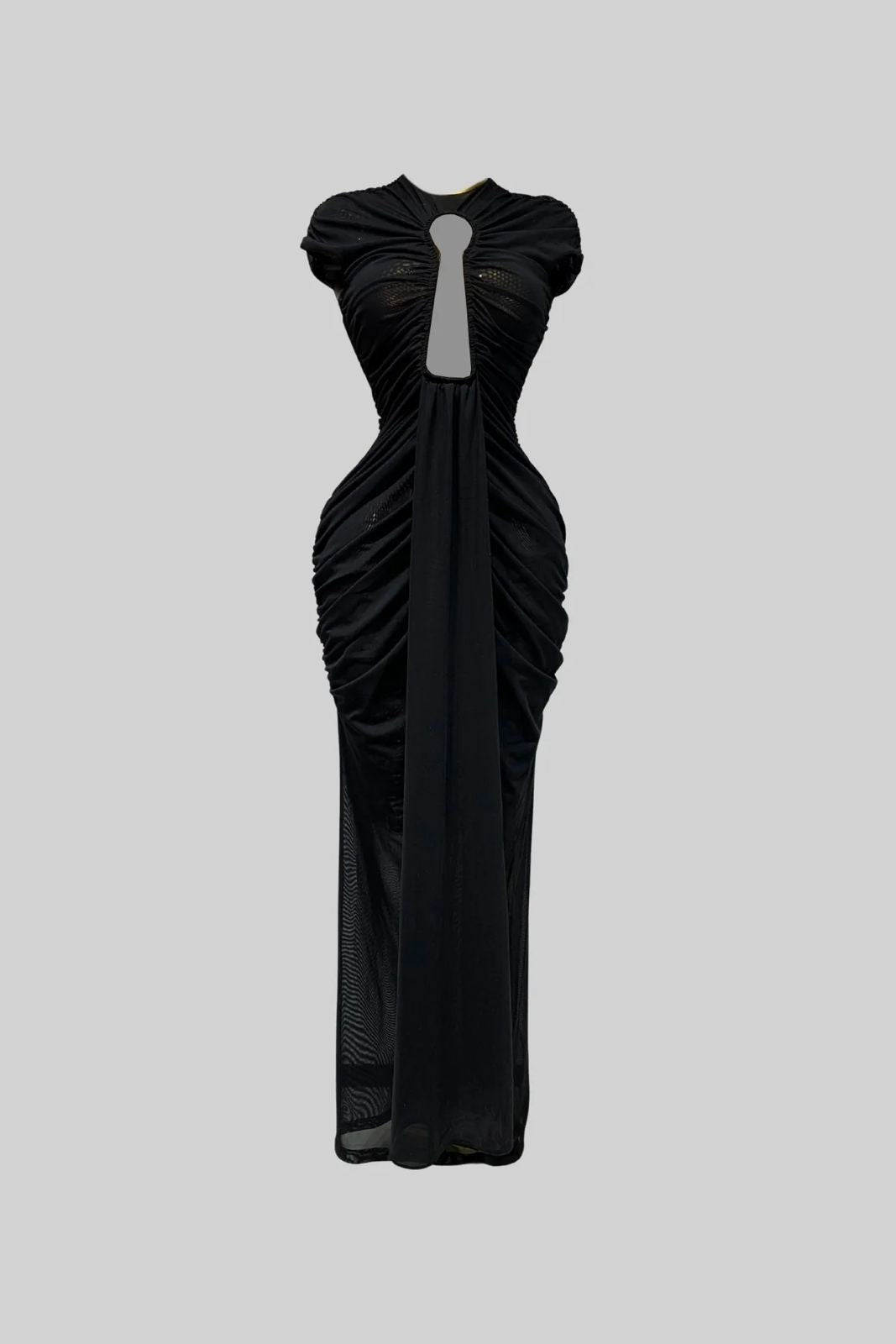 Ravelle Long Dress Black