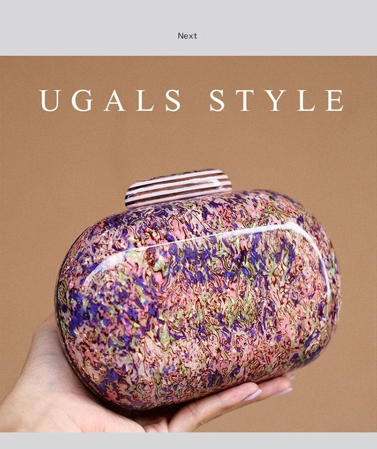 Клатч UGALS Marble Glow