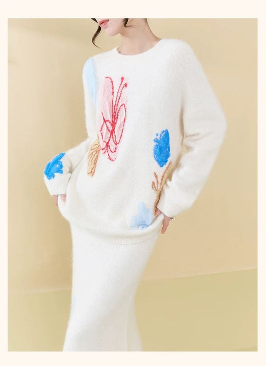 طقم حياكة فراشة همس