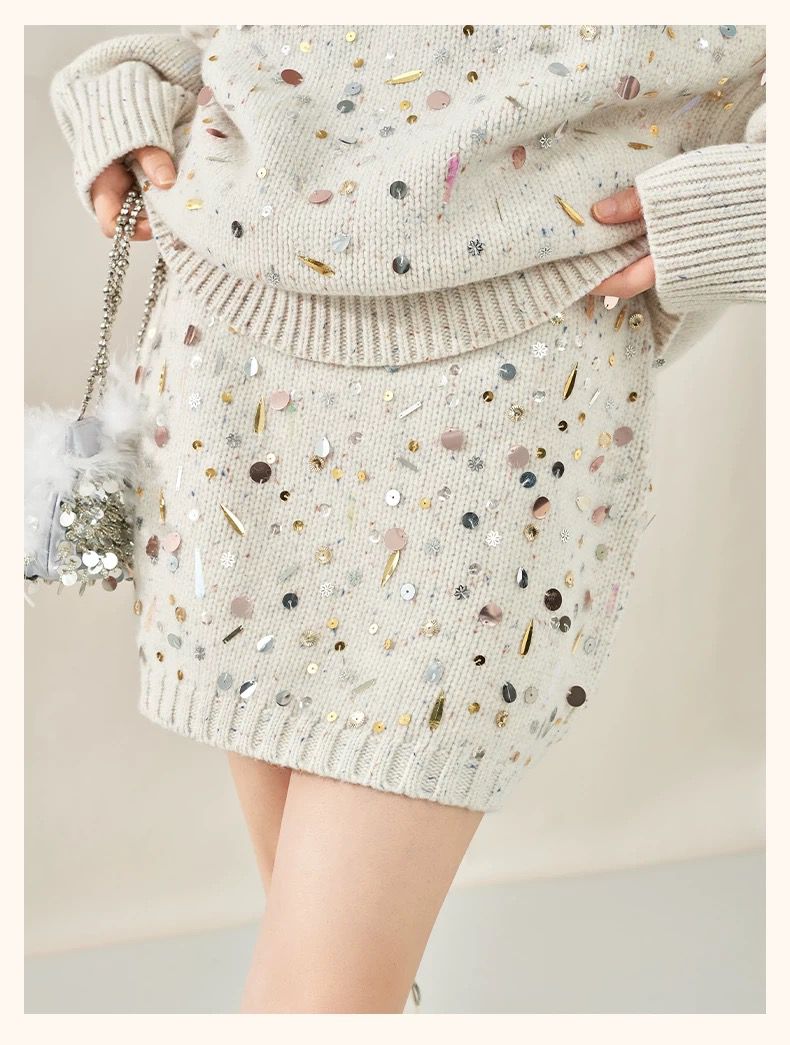 Sequin Knit Set