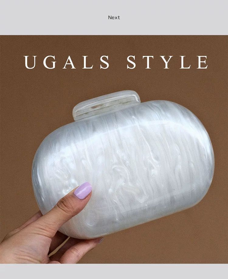 Клатч UGALS Marble Glow
