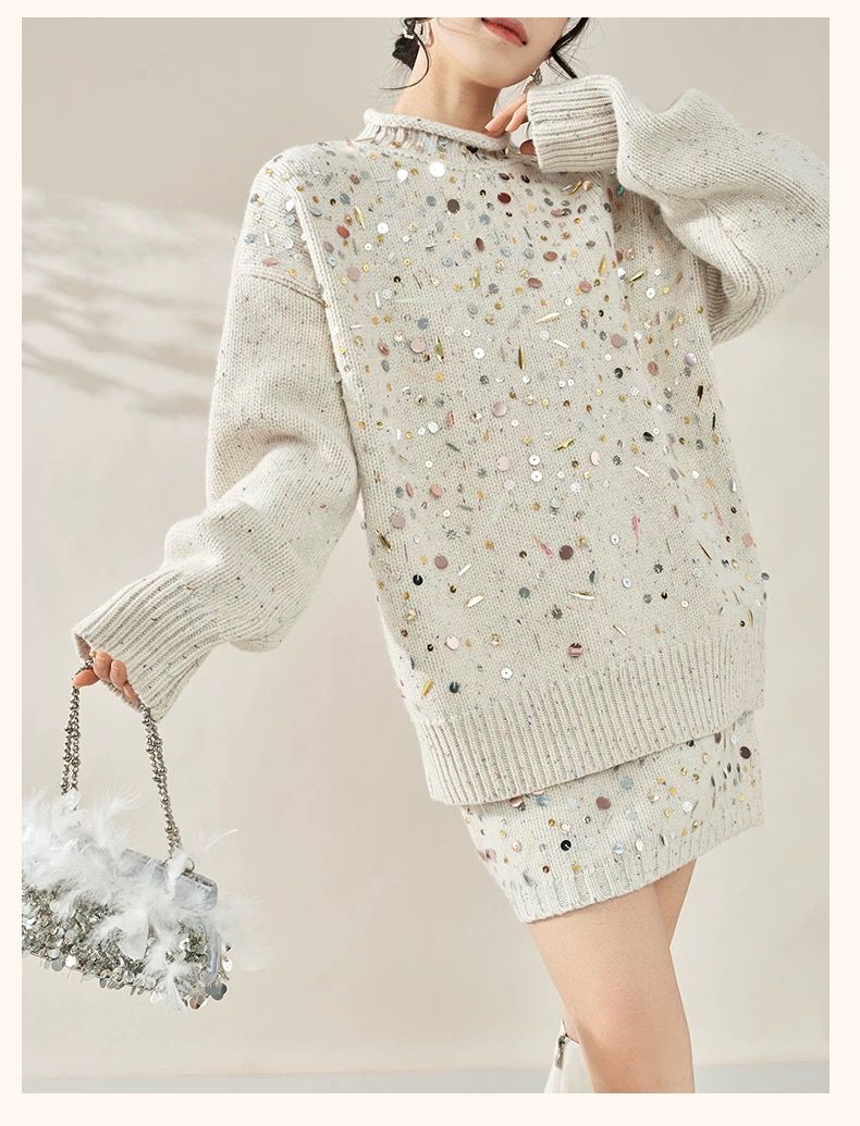 Sequin Knit Set