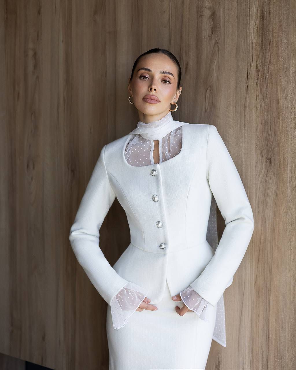 Structured Peplum Set