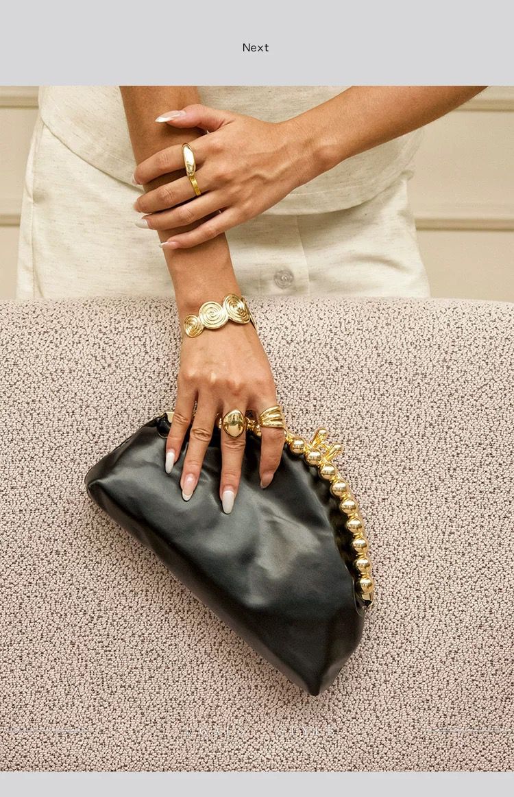 UGALS Black Sphere Clutch