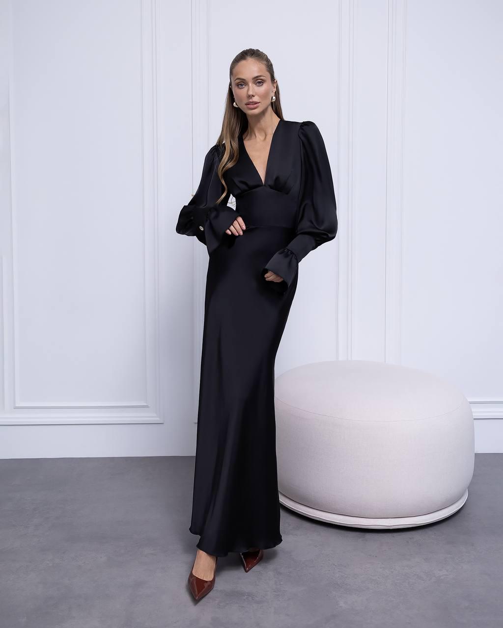 Satin Maxi Dress