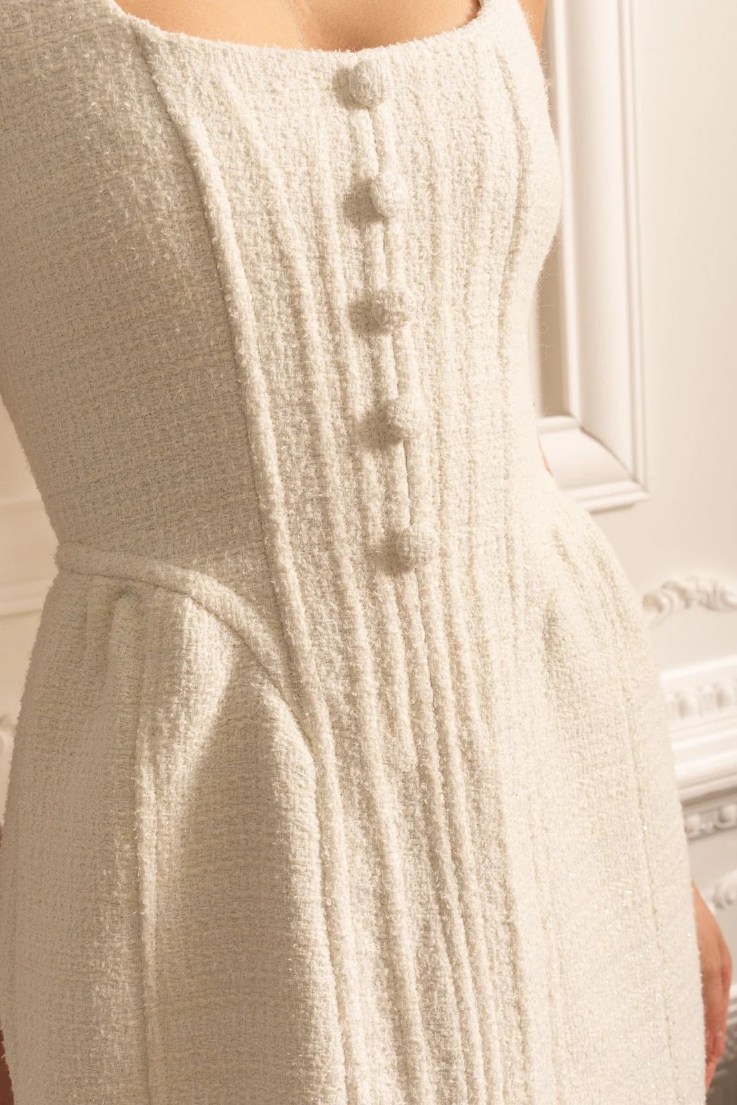 Elara Mini Dress White