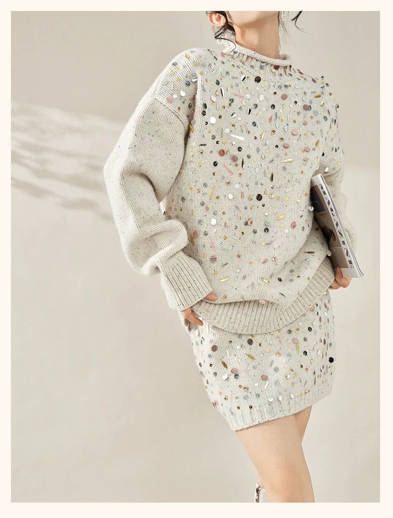 Sequin Knit Set