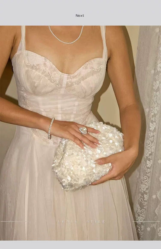 حقيبة يد UGALS Sequin Cloud