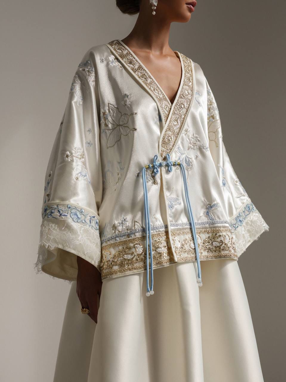 Embroidered Silk Kimono